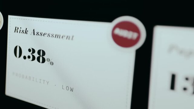 Risk Assessment result indicating a low probability of risk