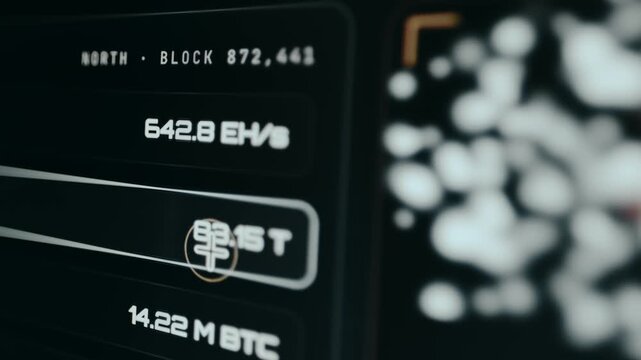 Real-time statistics for the Bitcoin network from a mining pool