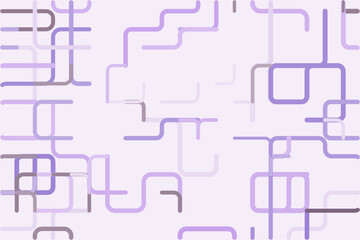 Obraz premium Geometric Curved Maze Background
