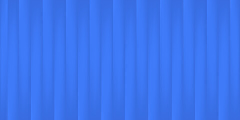Obraz premium Modern Abstract Vibrant Blue Background with Elegant Vertical Pleated Paper Texture and Soft Gradient Folds