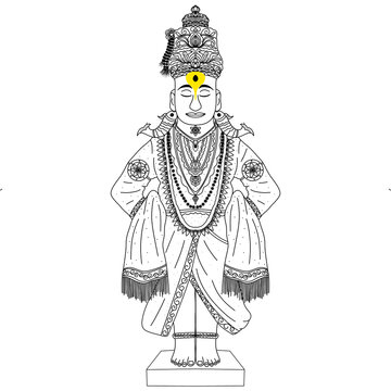 Vitthal drawing