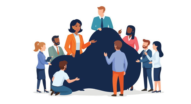 Cross-functional agency team collaborating on a complex digital transformation strategy and brand infrastructure solution