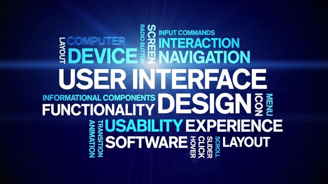 User interface design animated word cloud-gross domestic product animation tag kinetic typography seamless loop.
