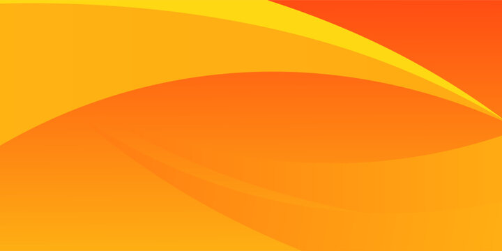 Warm Orange Yellow Gradient Waves. vector Eps 10. Modern