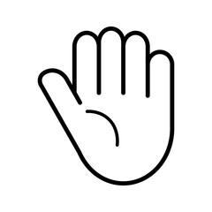 Obraz premium human hand icon graphic vector