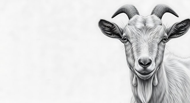 Goat Illustration for Eid Al Adha and Islamic Celebrations