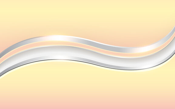 Abstract silver orange background, soft and shiny with pastel colors.