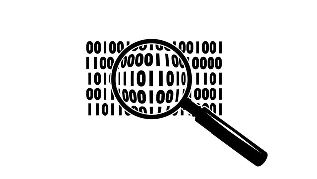 testing app symbol, black vector silhouette