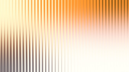 Fototapeta premium Vibrant orange, gold, and white gradient texture with a vertical ribbed glass style for clean desktop backgrounds.