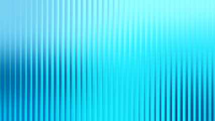 Fototapeta premium Deep cyan, blue, and teal abstract backdrop with vertical ribbed glass details for modern digital monitor visuals.