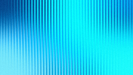 Obraz premium Abstract blue, cyan, and aqua textured gradient with vertical fluted lines and grain for clear desktop mockup visuals.