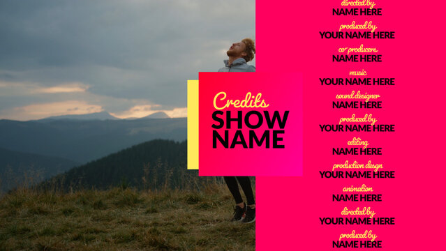 Broadcast Square Package Credits &ndash; Square Format Motion Graphics, Titles, Lower Thirds, Logo, Transitions and Promo Elements for Social Media and Broadcast
