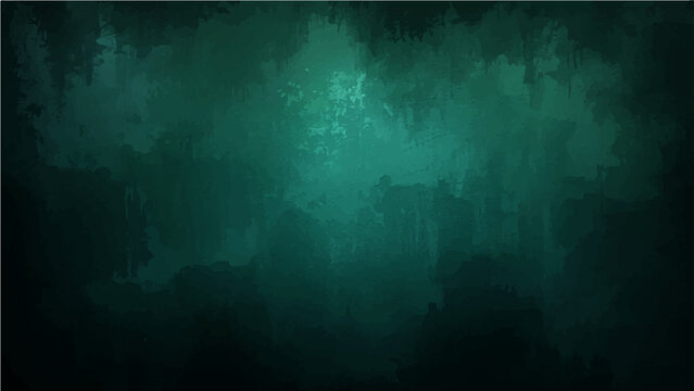 Vector Abstract grunge turquoise backdrop exudes raw artistic vibe, with intricate strokes, shades, creating captivating depth, textures.