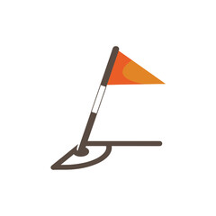 Soccer Corner Flag Icon © Stealth