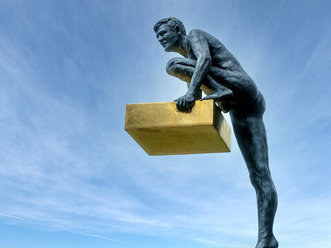 Het Nationaal Donor monument in Naarden