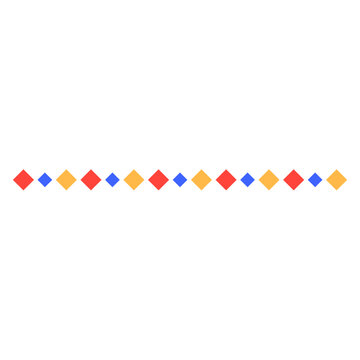 April fools day Border Divider. Vector illustration 