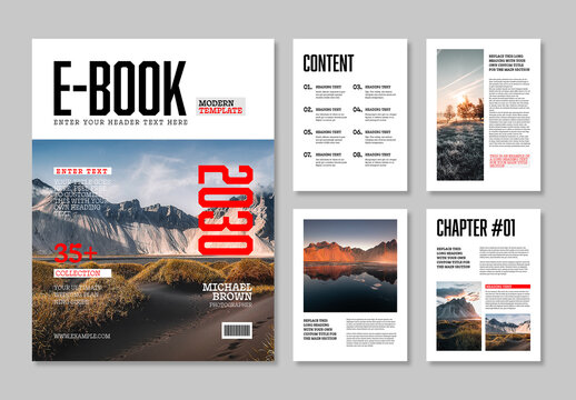 Minimal Ebook Layout