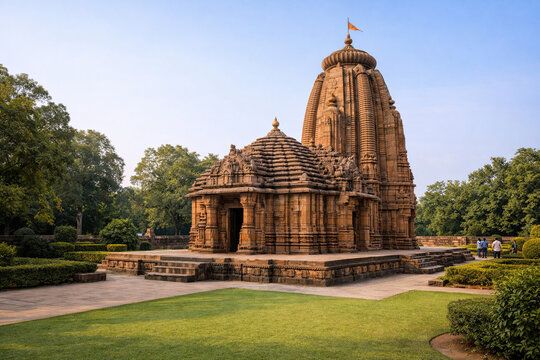 Ananta Vasudeva Temple Bhubaneswar Vishnu Temple Kalinga Architecture Active Worship Odisha Real Scene