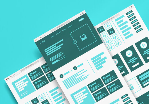 Minimal SaaS Landing Page UI Kit Template
