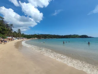 Fototapeten Tropischer Strand Hiriketiya beach, Sri Lanka  © LandD