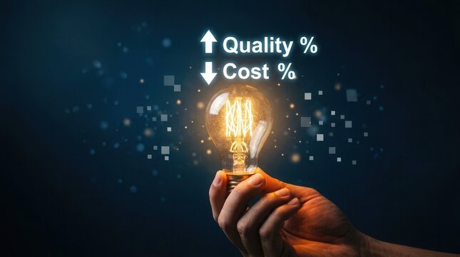 Digital transformation increases quality and cuts costs through process optimization.