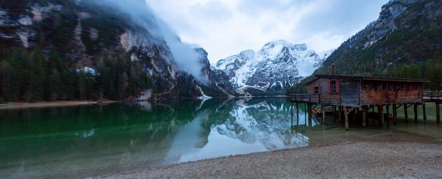 Pragser Wildsee, or Lake Prags, is a natural lake in the Prags Dolomites in Braies, South Tyrol, Italy.