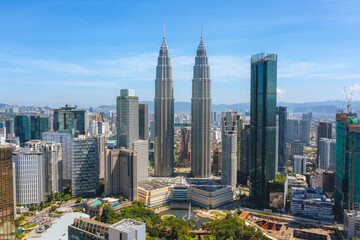 Obraz premium Landscape of Kuala Lumpur city skyline