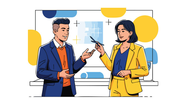 Strategic B2B marketing agency team conducting agile brainstorming and collaborative planning for high-growth corporate enterprises