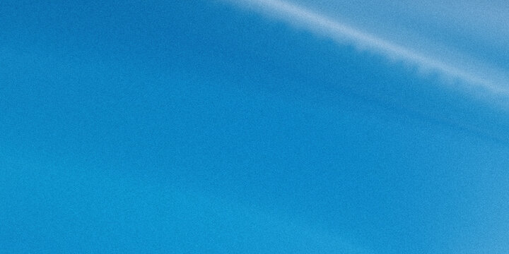 A Clear Blue Sky With A Single White Cloud isolated on transparent background