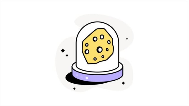 Space Stone  Animation MP4 file	
