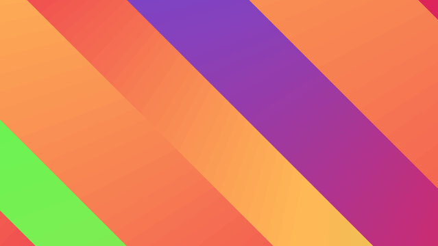 Abstract colorful diagonal gradient stripe background