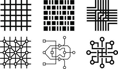Fototapeta premium Ai neural network architecture exploring complex patterns and connections for artificial intelligence systems