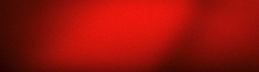 Fototapeta premium Wide abstract grainy gradient in red dark red orange tones with intense modern luxury vibe