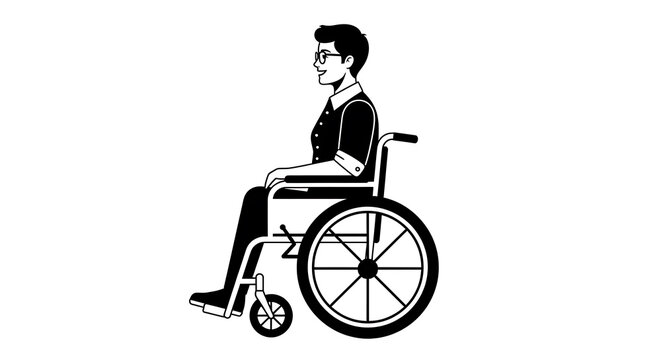 Black and white of a man riding a bicycle in a relaxed pose
