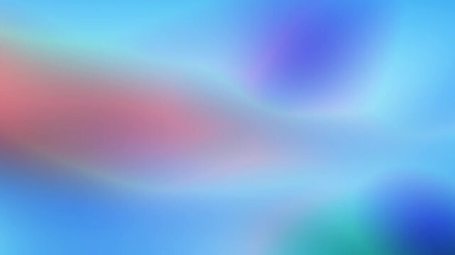 Teal and grey gradient loop with soft moving waves. Abstract holographic light effect creates a clean modern texture. Perfect for futuristic intro, outro, or wallpaper background