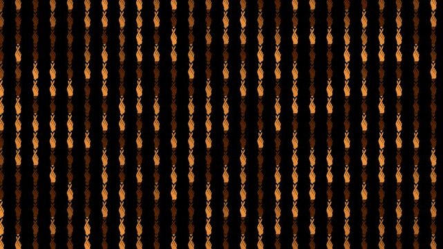 Diverse Hands Finger Heart Pattern Motion Background for Inclusivity and Global Love