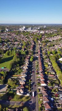 Aerial View of Basingstoke Streets