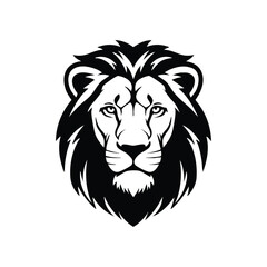 Fototapeta premium Majestic Lion Head Vector Logo Mascot Illustration