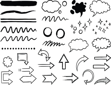 Creative Toolkit: An assortment of handcrafted graphic elements for visual storytellers and designers. Offering a mix of style and versatility, these elements offer endless creative possibilities