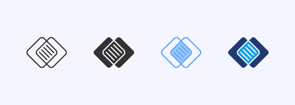 Combine Icon Set Multistyle Various Collection Element For Design