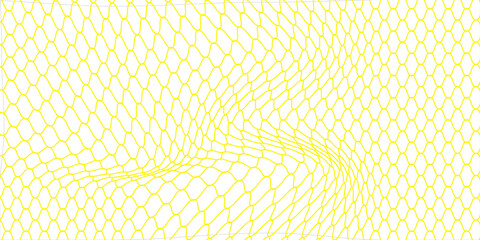 Mesh texture for fishing nets gold color gradient. Seamless pattern for sportswear or soccer goal, volleyball net, basketball hoop. abstract background vector. © absah