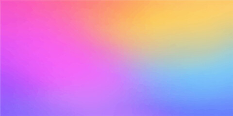A vibrant abstract background featuring a bright rainbow spectrum of geometric lines and colorful gradient shapes creates a textured vector art wallpaper with a blurred light pattern decoration © alien