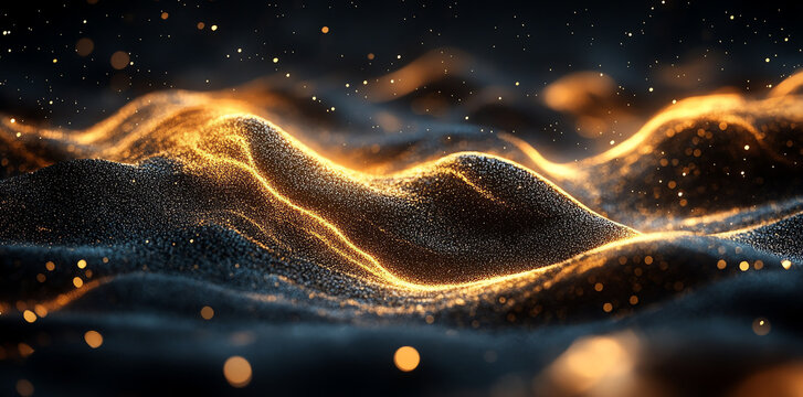 Wave of Gold Dust