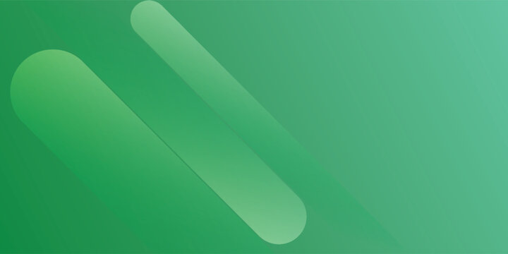 Abstract Green Gradient Background With Diagonal Rounded Shapes For Modern Minimal Design eps10