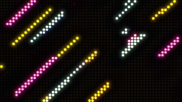 Lights Board Loop LED Background Animation Lights Flashing Wall Showtec VJ Stage Floodlight 4K Blinder Blinking Lights Flash Club Flashlights Disco Lights Matrix Beam Bulb. glowing flashing wall light