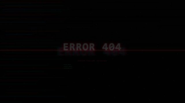 Error 404 web page not found.