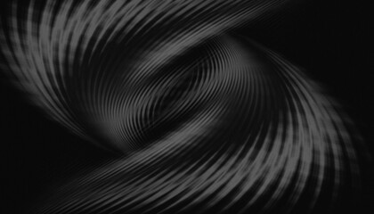 Obraz premium Black and white background with wave lines.