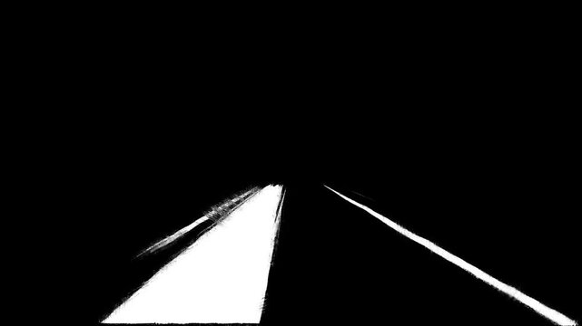Dynamic white line effect. 2D animation of vibration, pulsation, speed, flight, wind, impact, flash action. Cartoon doodle running effect. Anime manga style comic speed line, Blast zap lightning bolt