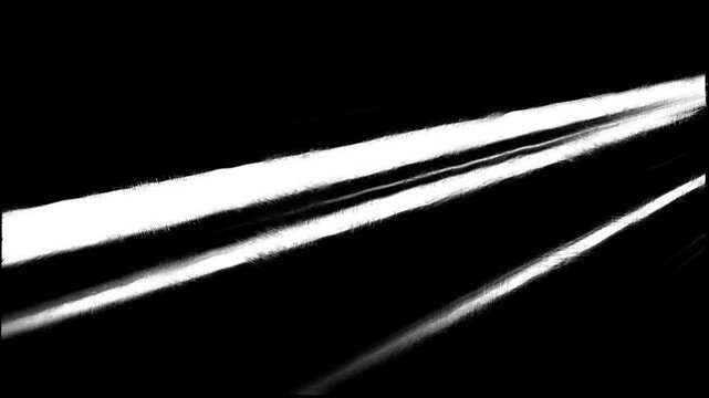 Dynamic white line effect. 2D animation of vibration, pulsation, speed, flight, wind, impact, flash action. Cartoon doodle running effect. Anime manga style comic speed line, Blast zap lightning bolt