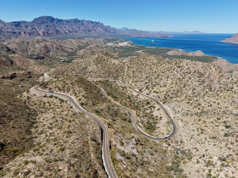 Beautiful Roads near Loreto - BCS - Mexico